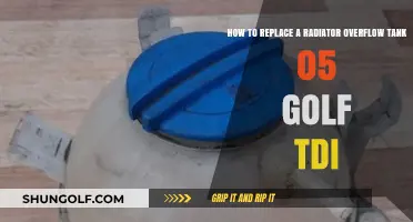 DIY Guide: Replacing a 2005 Golf TDI Radiator Overflow Tank