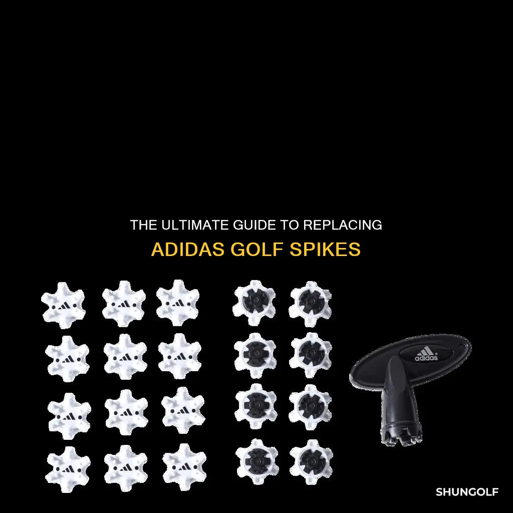 how to replace adidas golf spikes