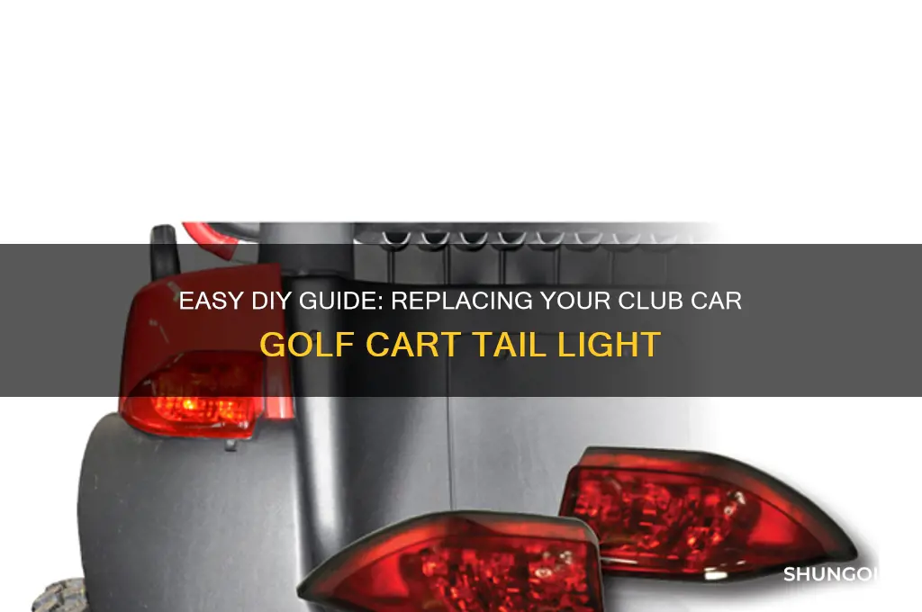 how to replace club golf car tail light