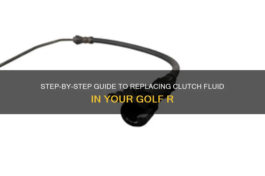 how to replace clutch fluid golf r