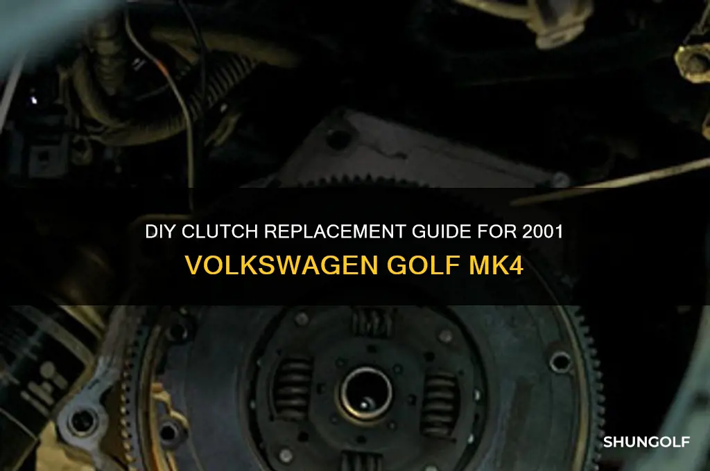 how to replace clutch on a 01 golf mk4