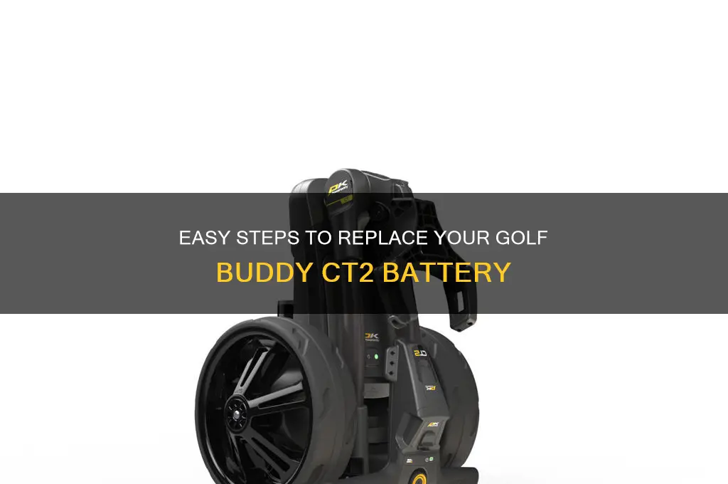 how to replace golf buddy ct2 battery