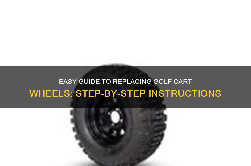 how to replace golf cart wheels