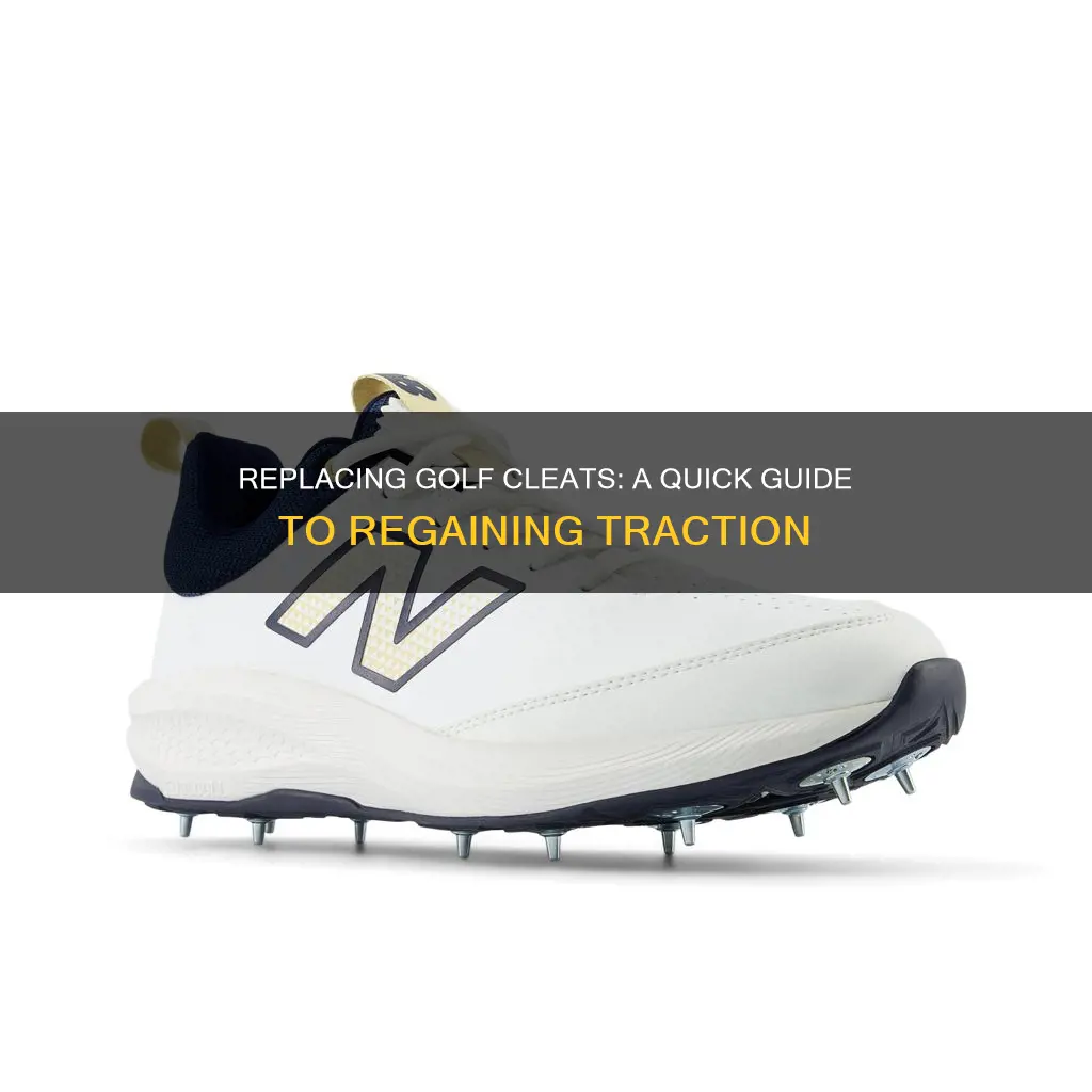 how to replace golf cleats