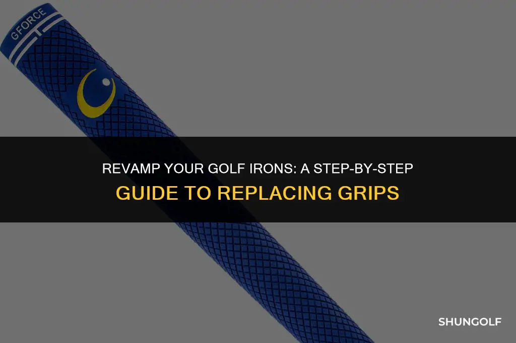 how to replace golf iron grips