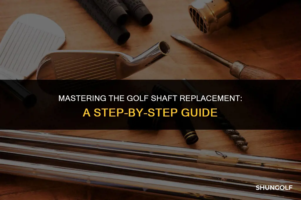 how to replace golf shaft