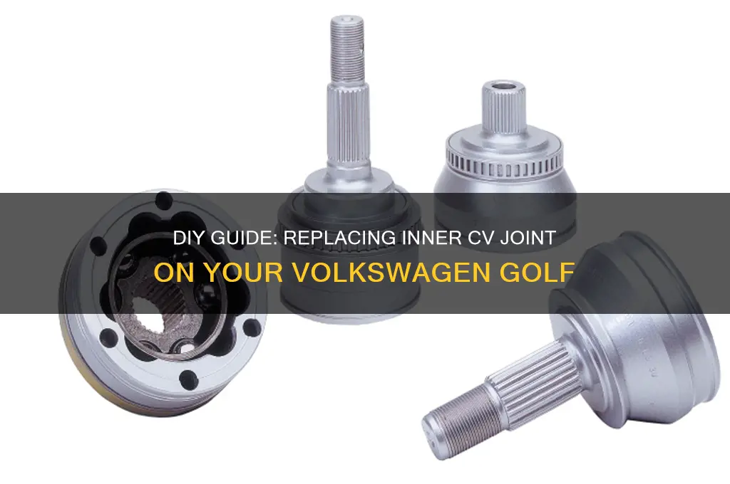 how to replace inner cv joint golf