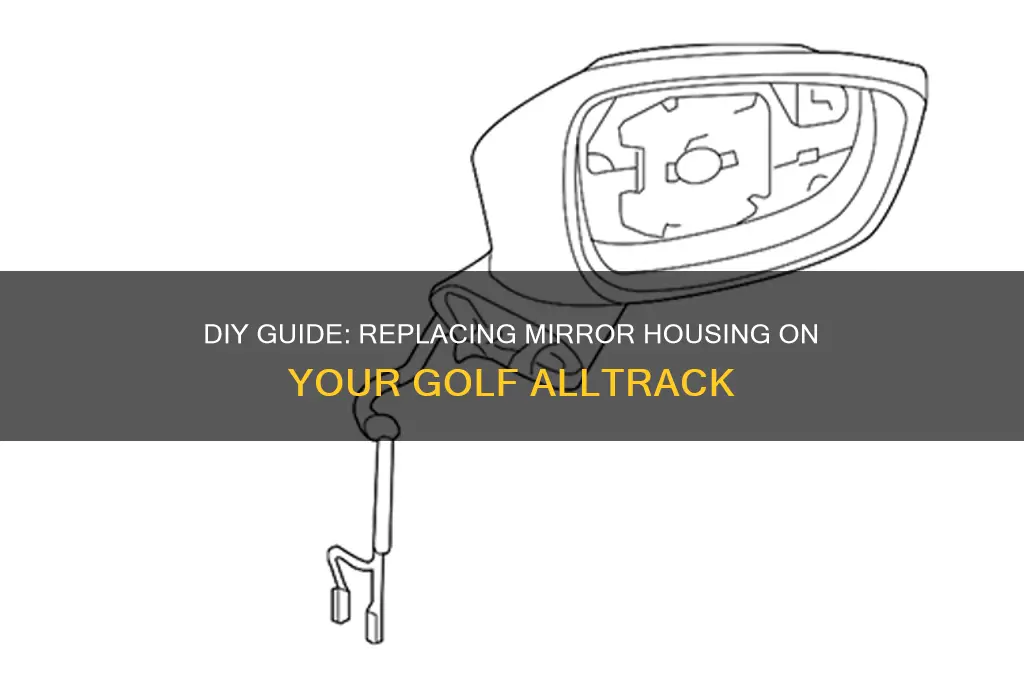 how to replace mirror housing golf alltrack