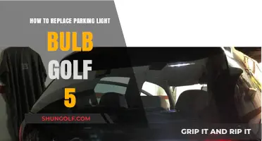 Step-by-Step Guide: Replacing Golf 5 Parking Light Bulb Easily