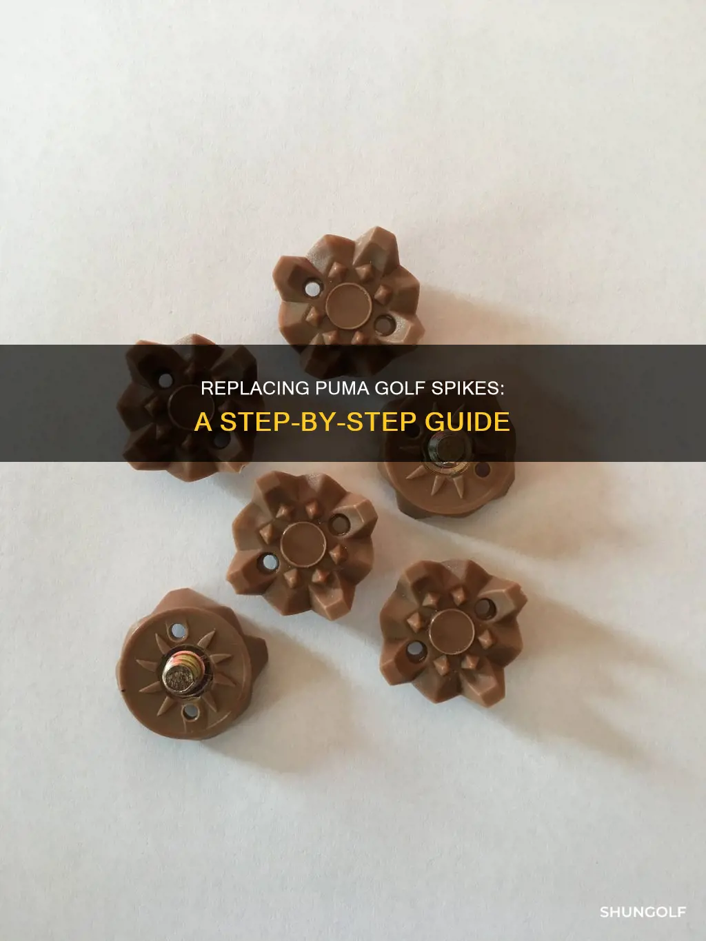 how to replace puma golf spikes
