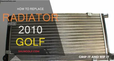 Golf Radiator Replacement: Step-by-Step Guide for 2010 Models
