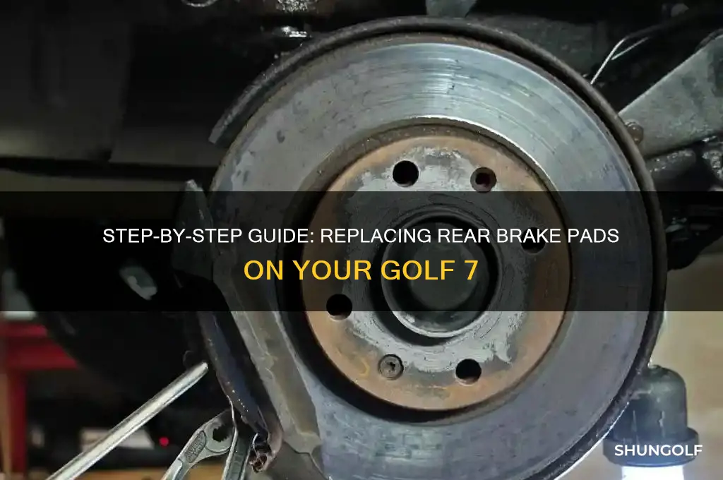 how to replace rear brake pads golf 7