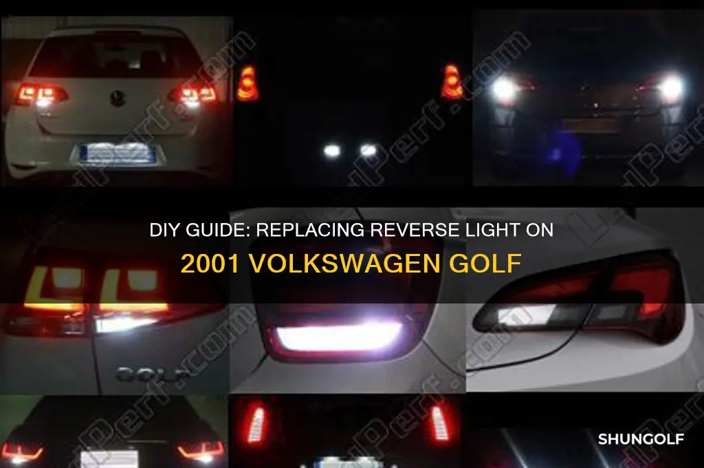 how to replace reverse light 2001 volkswagen golf