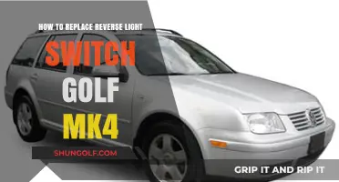 DIY Guide: Replacing Reverse Light Switch in Golf MK4