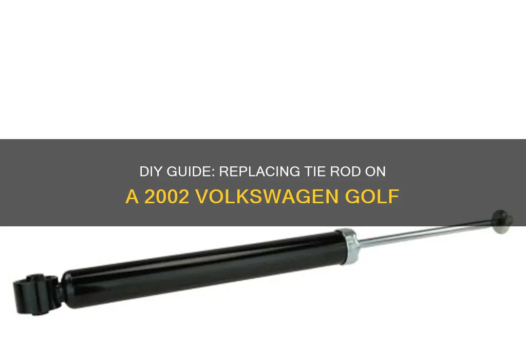 how to replace tie rod on 2002 volkswagen golf