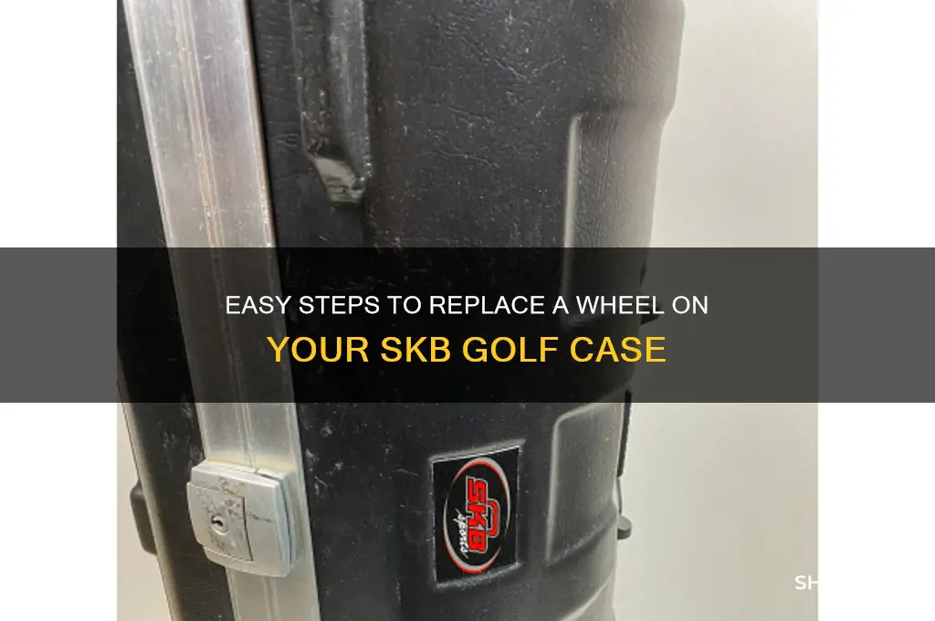 how to replace wheel on skb golf case