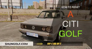 Resetting Your Citi Golf: A Step-by-Step Guide