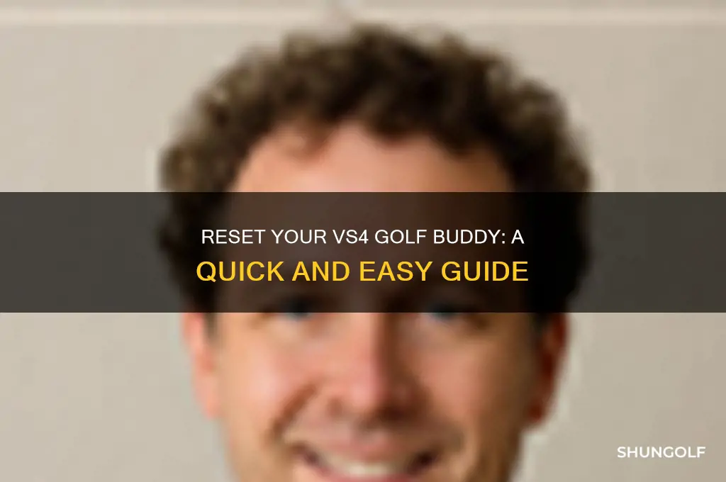 how to reset a vs4 golf buddy