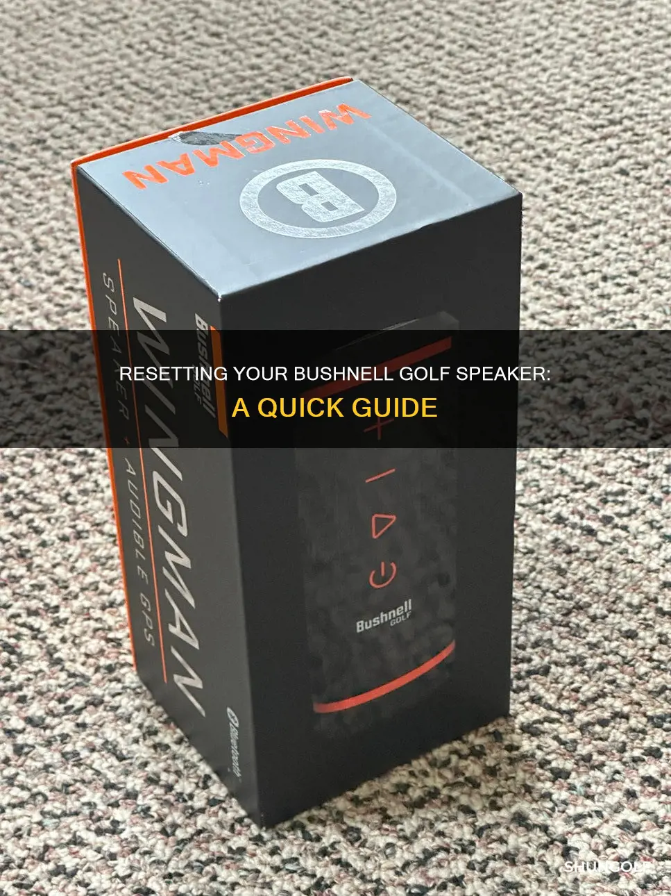 how to reset bushnell golf speaker