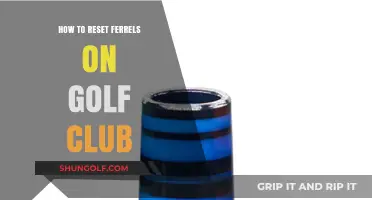 Mastering Golf Club Ferrule Resets: A Step-by-Step Guide for Beginners