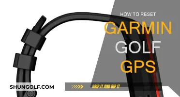 Garmin Golf GPS: Resetting Your Device in Easy Steps