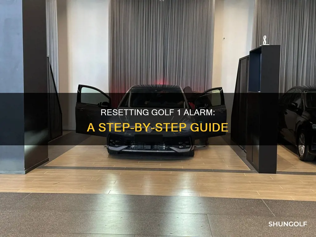 how to reset golf 1 alarm