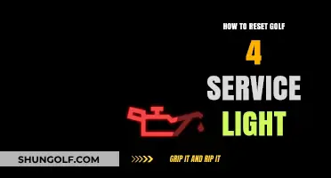 Resetting Your Golf 4 Service Light: A Quick DIY Guide