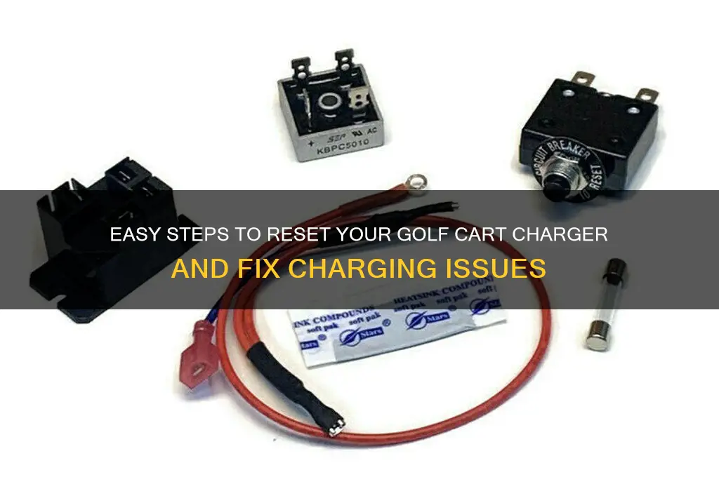 how to reset golf cart charger