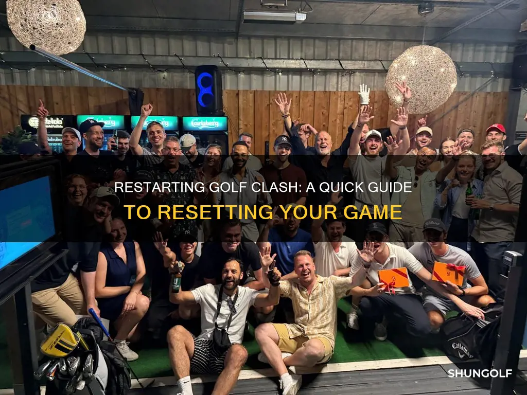 how to reset golf clash