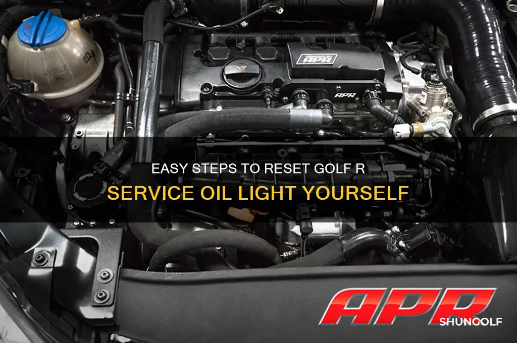 how to reset golf r service oil