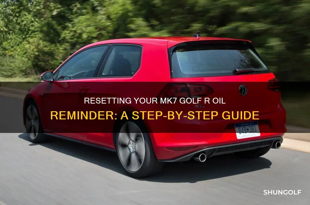 how to reset oil reminder mk7 golf r