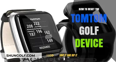 Resetting Your TomTom Golf Device: A Quick and Easy Guide