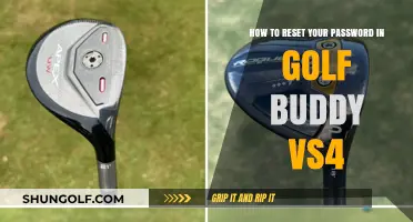 Resetting Your Golf Buddy VS4 Password: A Quick Step-by-Step Guide