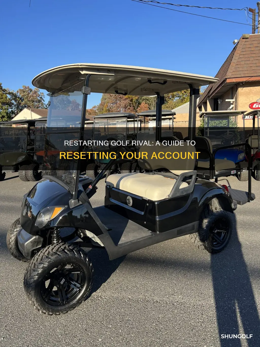how to resetl golf rival account