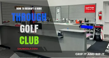Mastering Bore-Through Golf Club Reshafting: A Step-by-Step Guide