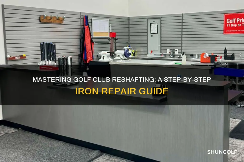 how to reshaft a golf club iron