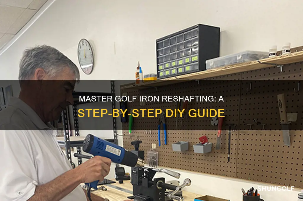 how to reshaft a golf iron