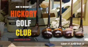 Mastering Hickory Golf Club Reshafting: A Step-by-Step Restoration Guide