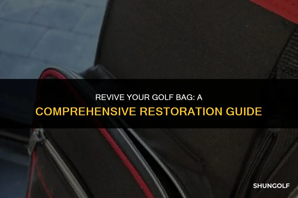 how to restore a golf bag