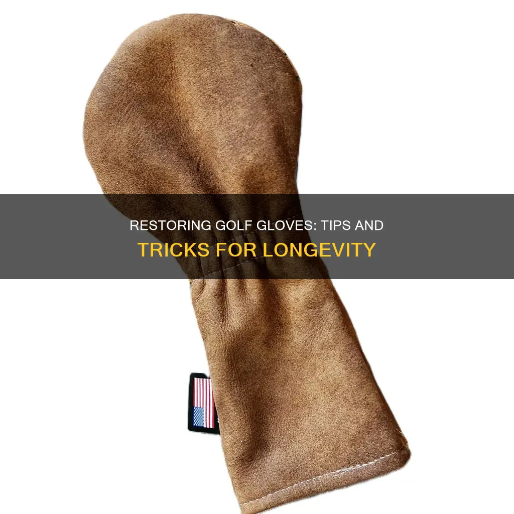 how to restore a golf glove