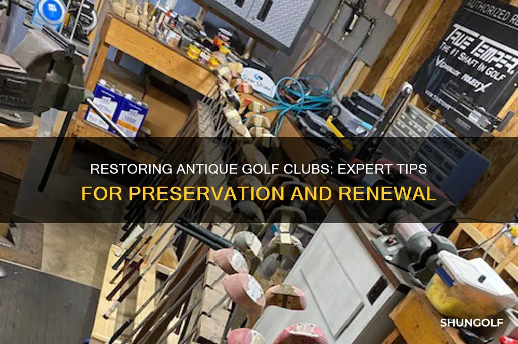 how to restore antique golf clubs
