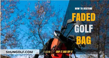 Revive Your Golf Bag: Tips to Restore Faded Colors and Renew Its Look