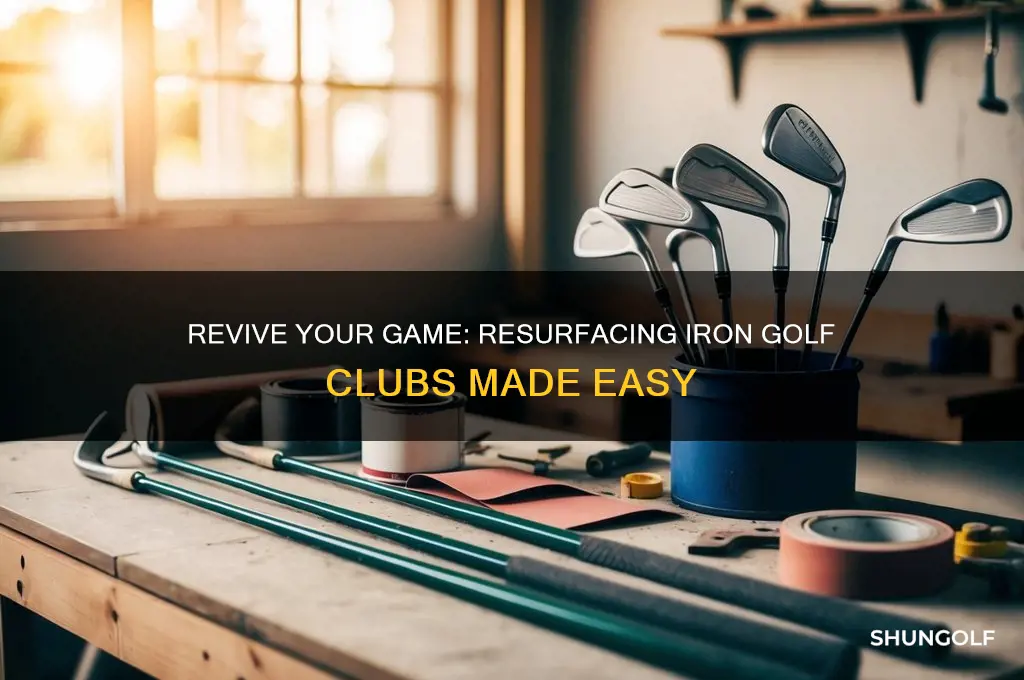 how to resurface iron golf clubs
