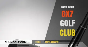 Returning Your GX7 Golf Club: A Step-by-Step Guide for Golfers
