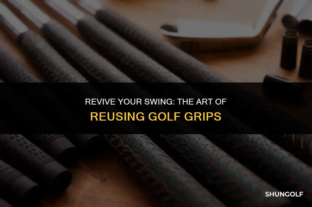 how to reuse a golf grip