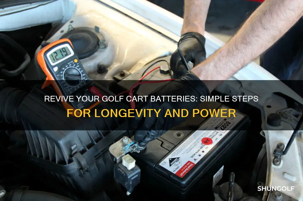 how to revive golf cart batteries