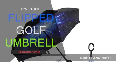Flipped Golf Umbrella: Righting the Rain
