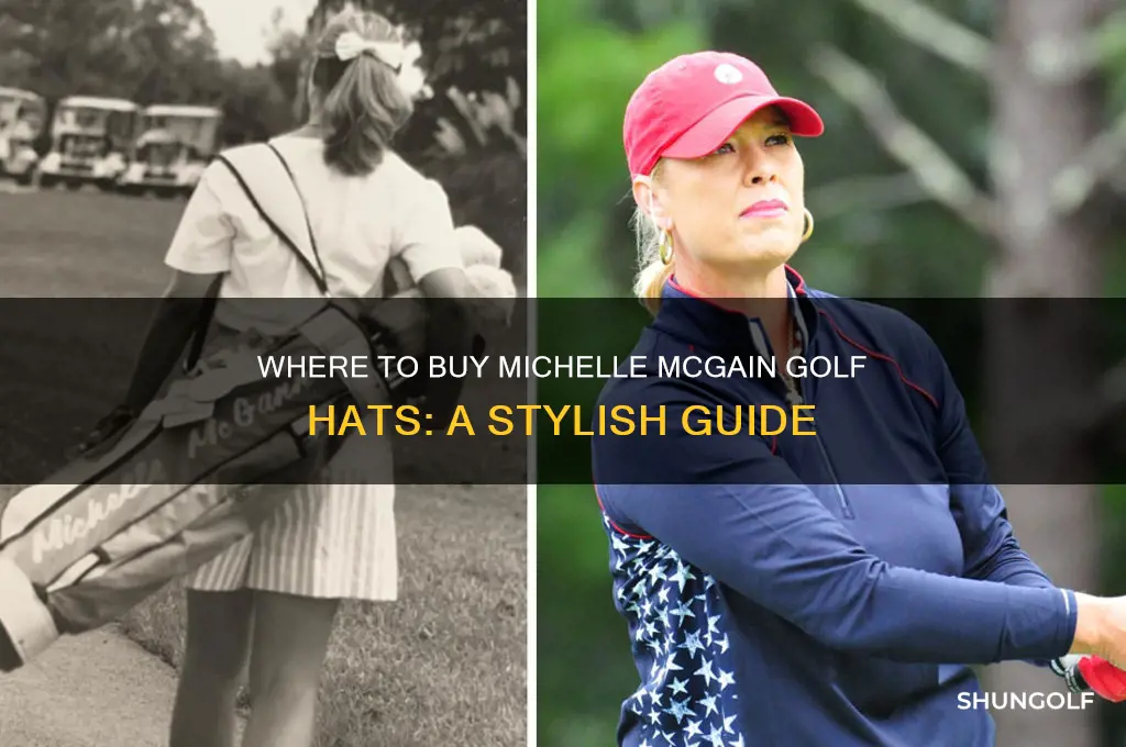 how to roder michelle mcgain golf hats