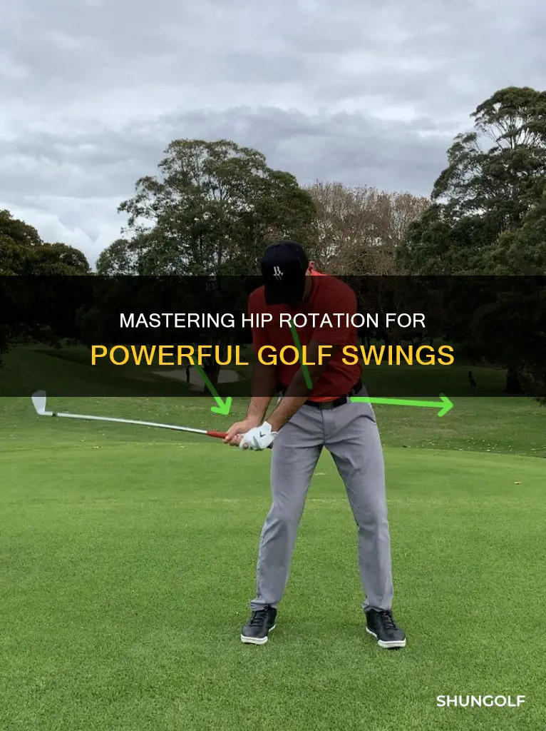 how to rotate hips golf