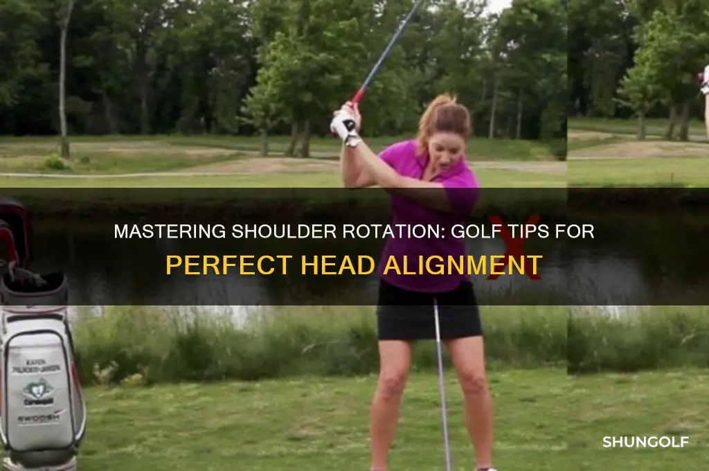how to rotate shoulders under the head in golf
